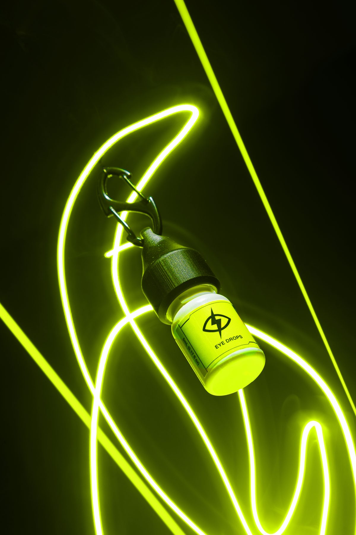 Droptics laser composition