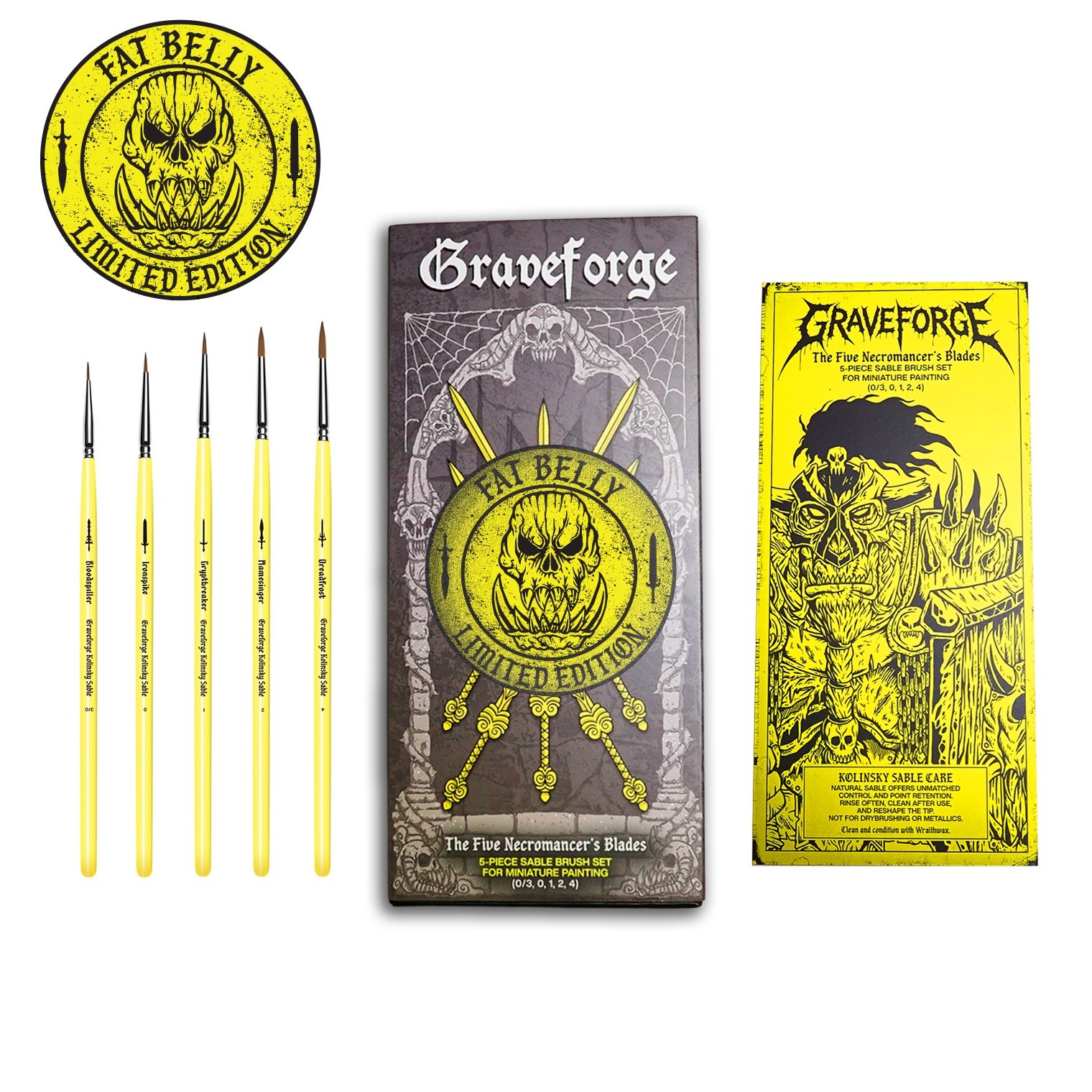 The Five Necromancer’s Blades — Fat Belly limited edition