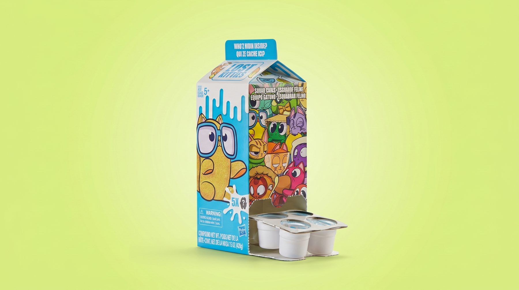 Lost Kitties milk-carton blind box