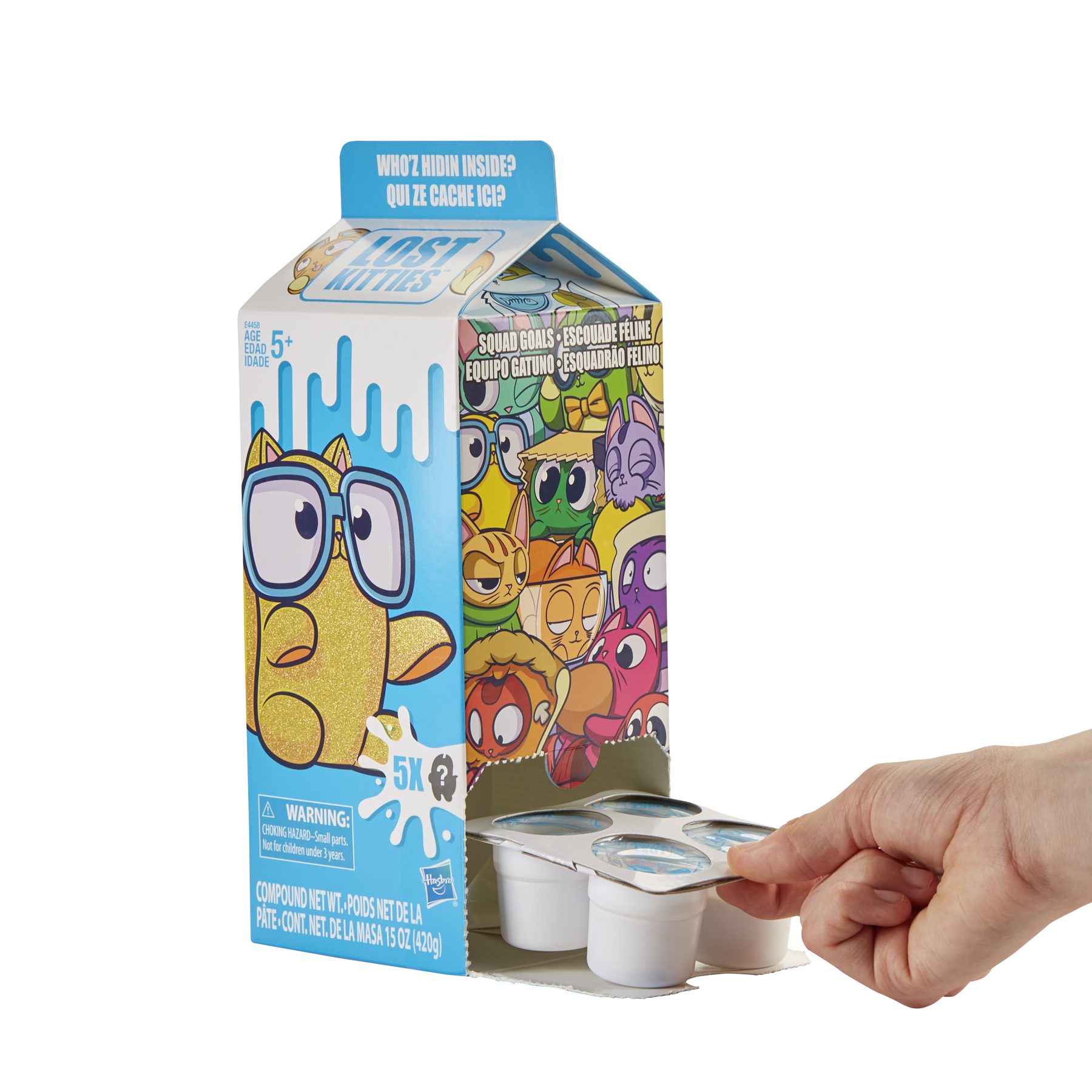 Opening the Lost Kitties carton