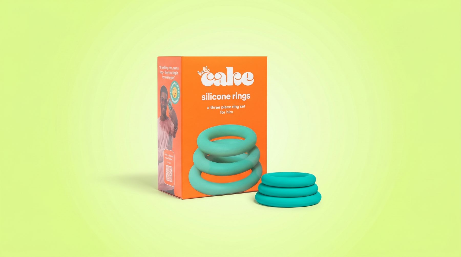 Hello Cake silicone rings
