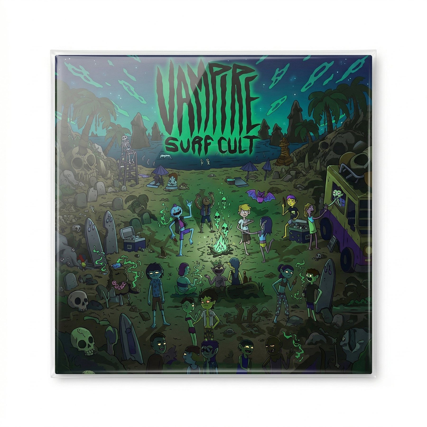 Live on Blood Island vinyl — jacket art by Karmavoid